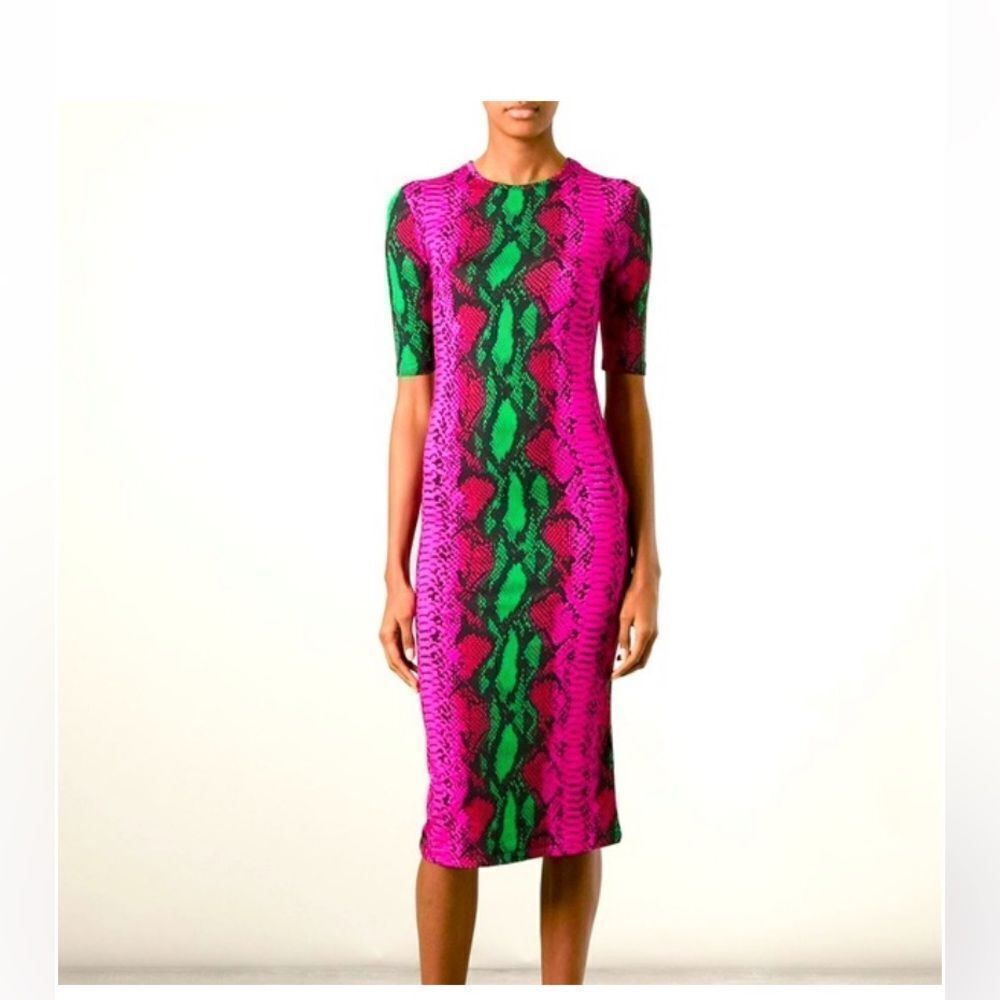 House of Holland multicoloured snake print dress, size 2